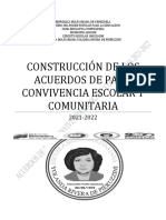 Construcción de acuerdos de paz y convivencia escolar