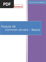 Module 08 - Common Drivers - Basics