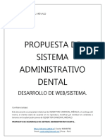 Cotizacion para Desarrollo de Software Administrativo Dental