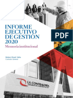 Informe Ejecutivo de Gestion 2020