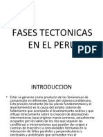 FASES TECTONICAS EN EL PERU