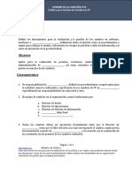 Modelo Política para Gestión de Cambios IT - ES4-1