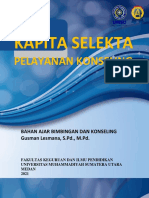Kapita Selekta Pelayanan Konseling Bahan Ajar Bimbingan Dan Konseling by Gusman Lesmana, S.PD., M.pd.