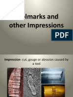 Toolmarks and Other Impressions