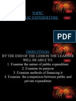 Year 10 Power Point Slides (Public Expenditure)
