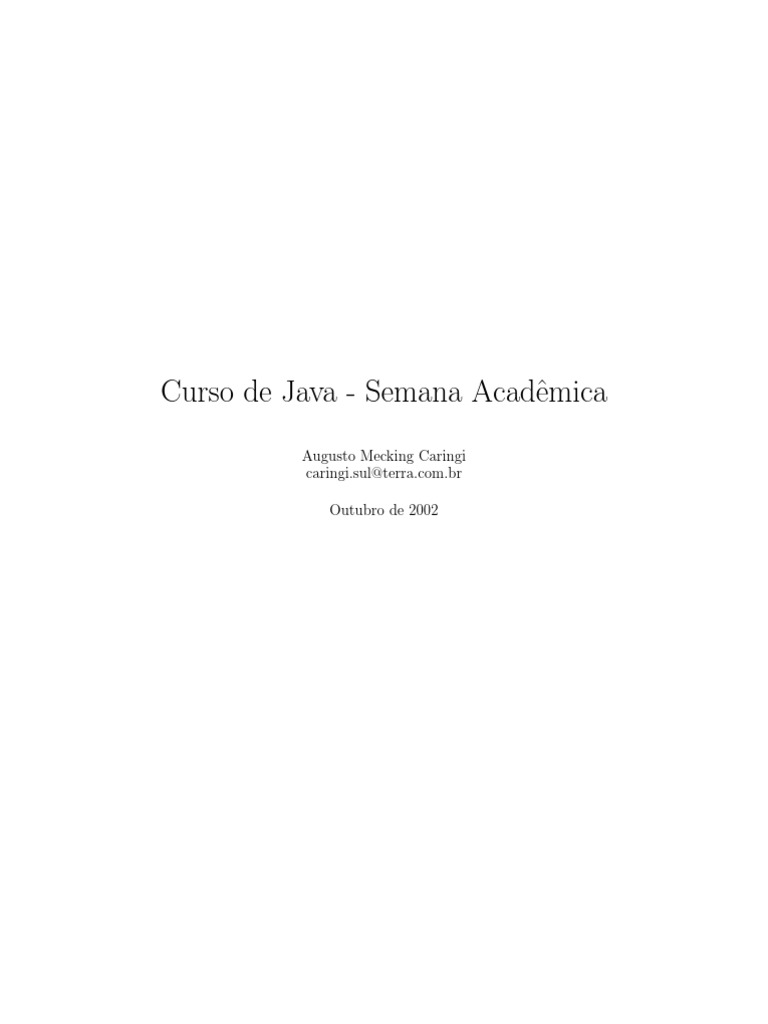 Aprenda Java | PDF | C (linguagem de programação) | Ponteiro ...