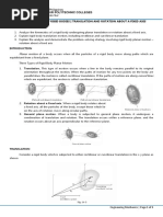 Module 7 - Kinematics of Rigid Bodies Translation and Rotation About A Fixed Axis