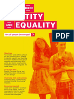 Act Identity Equality: Three