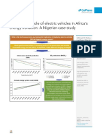 Iscience: Exploring The Role of Electric Vehicles in Africa'S Energy Transition: A Nigerian Case Study