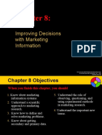 Improving Decisions With Marketing Information