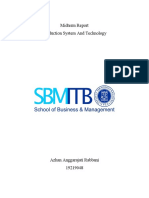 Midterm Report Production System and Technology