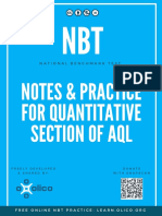OLICO NBT AQL Booklet (QL Notes, Practice, Info)