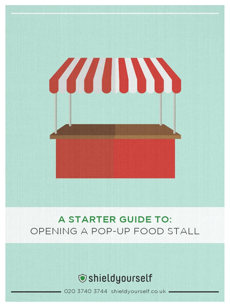 Opening A PopUp Food Stall A Starter Guide To PDF Foods Hazard