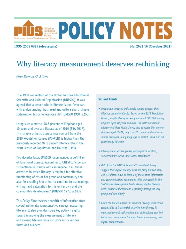 Enhancing Digital Literacy in the Philippines | PDF | Literacy ...