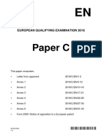 Paper C: European Qualifying Examination 2018