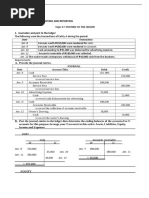 Date Transaction: 1. Journalize and Post To The Ledger