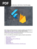 Flutter Push Notifications With Firebase Cloud Messaging 08-01-2022
