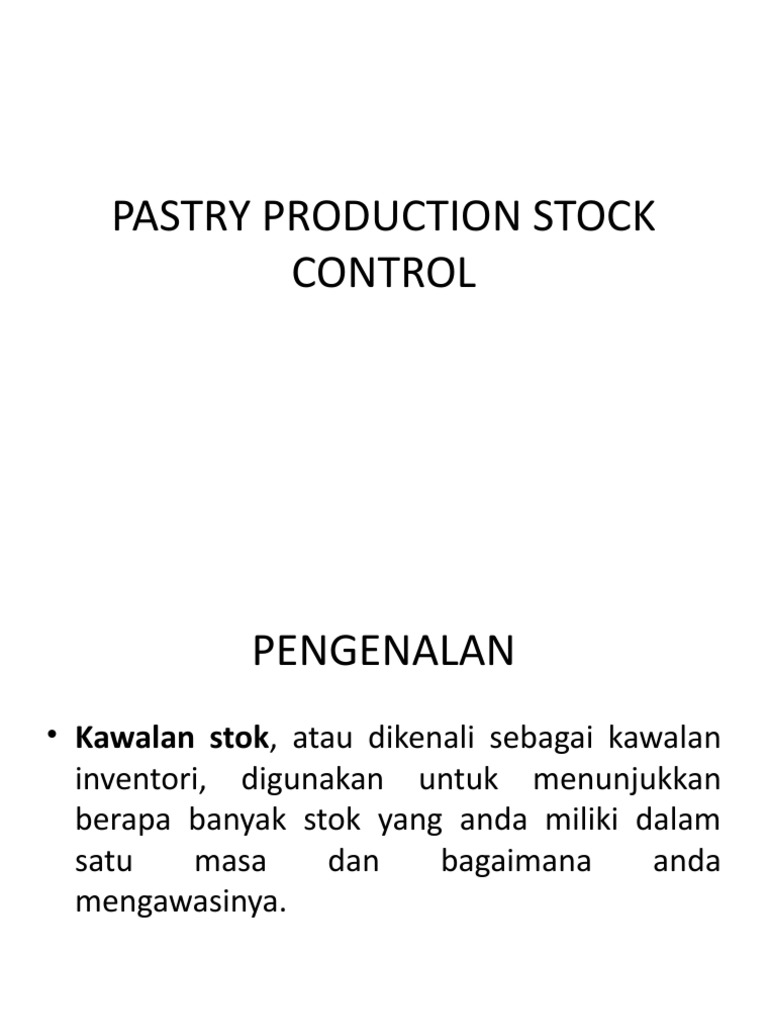 C06 Stock Control PDF