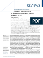Mechanisms and Functions of Ribosome-Associated Protein Quality Control