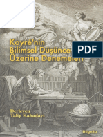 Talip Kabadayı Koyré'nin Bilimsel Düşünce Tarihi Üzerine Denemeleri BilgeSu Yayınları