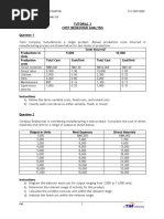 Tutorial 3 Cost Behaviour Analysis