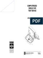 Computerized Single Car Test Device: Operators Manual I.P. 176