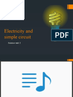 Electricity and Simple Circuit: Science Unit 2