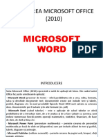 Utilizarea Microsoft Office (2010)