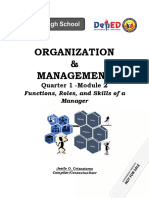 Organization and Management M2