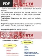 Propriedades Da Matéria