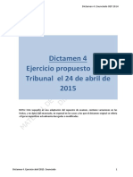 Dictamen 4. Enunciado OEP 2014