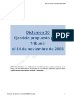 Dictamen 10. Enunciado OEP 2007