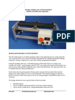 Portable Modular Conveyor Belt Speed Control by Arduino: More Info: @absolutelyautom