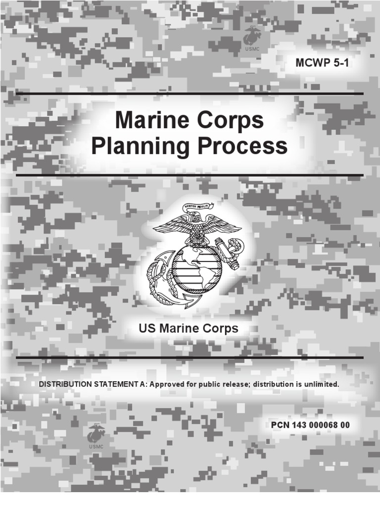 MCWP 5-1 MCPP - Aug2010 | PDF | United States Marine Corps | Design