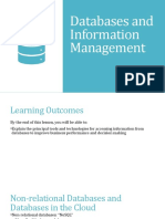 Databases and Information Management