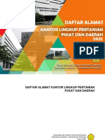 Buku Daftar Alamat Kantor Lingkup Pertanian Pusat Dan Daerah Tahun 2021