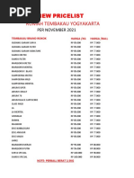 Rumah Tembakau Yogyakarta: New Pricelist