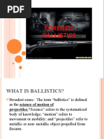 Forensic Ballistics Review