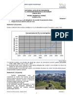 Subiecte Olimpiada Geografie 2018