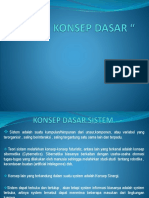 Konsep Dasar Sistem