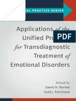 (ABCT Clinical Practice Series) Barlow, David H. - Farchione, Todd J. - Applications of The Unified Protocol For Transdiagnostic Treatment of Emotional Disorders-Oxford University Press (2018)