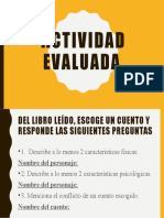 Actividad evaluada