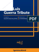 Juan Luis Guerra Tribute - Partitura para Charanga