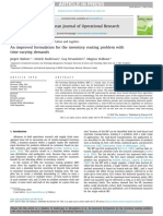 European Journal of Operational Research: Jørgen Skålnes, Henrik Andersson, Guy Desaulniers, Magnus Stålhane