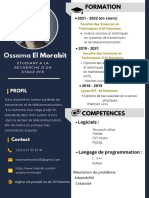 Dark Blue - Yellow Professional History Creative Resume