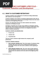 CRM-C04 Managing The Customer Lifecycle - Customer Retention and Development 021121