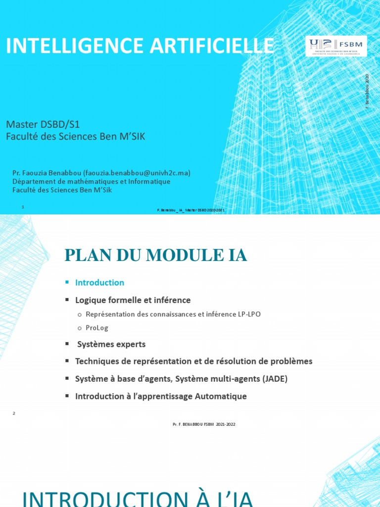 IA Séance 1 | PDF | Intelligence artificielle | Intelligence (IA) et ...