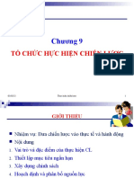 Chương 9. Tổ chức thực hiện chiến lược