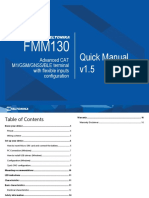 Quick Manual v1.5: Advanced CAT M1/GSM/GNSS/BLE Terminal With Flexible Inputs Configuration