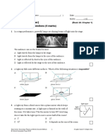 Quiz 3-1 (Higher Tier) : A Multiple-Choice Questions (6 Marks)